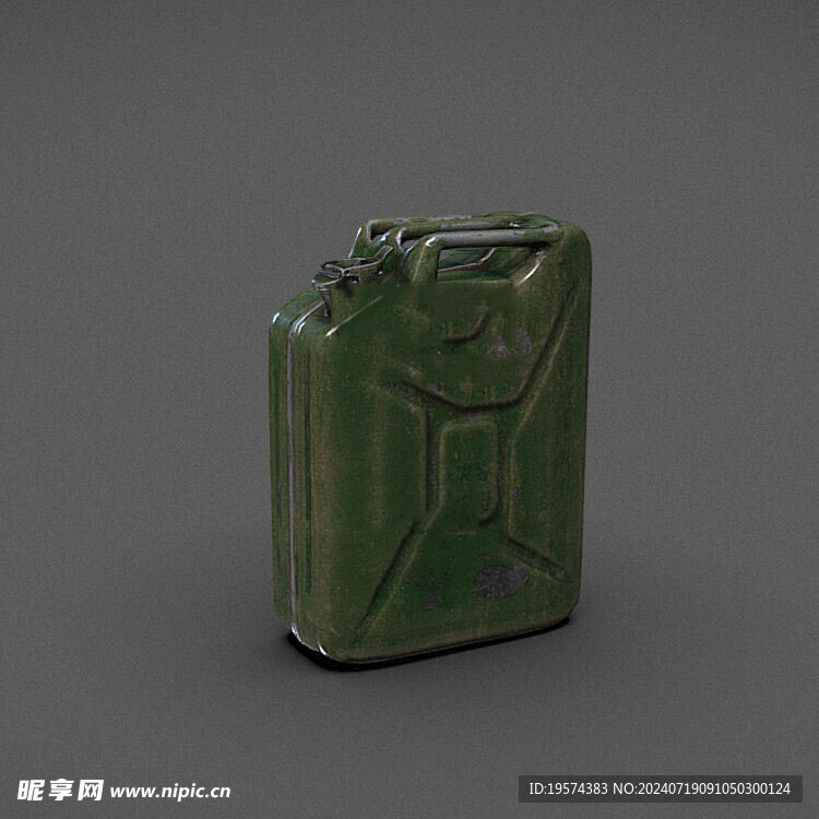 C4D模型 油桶  