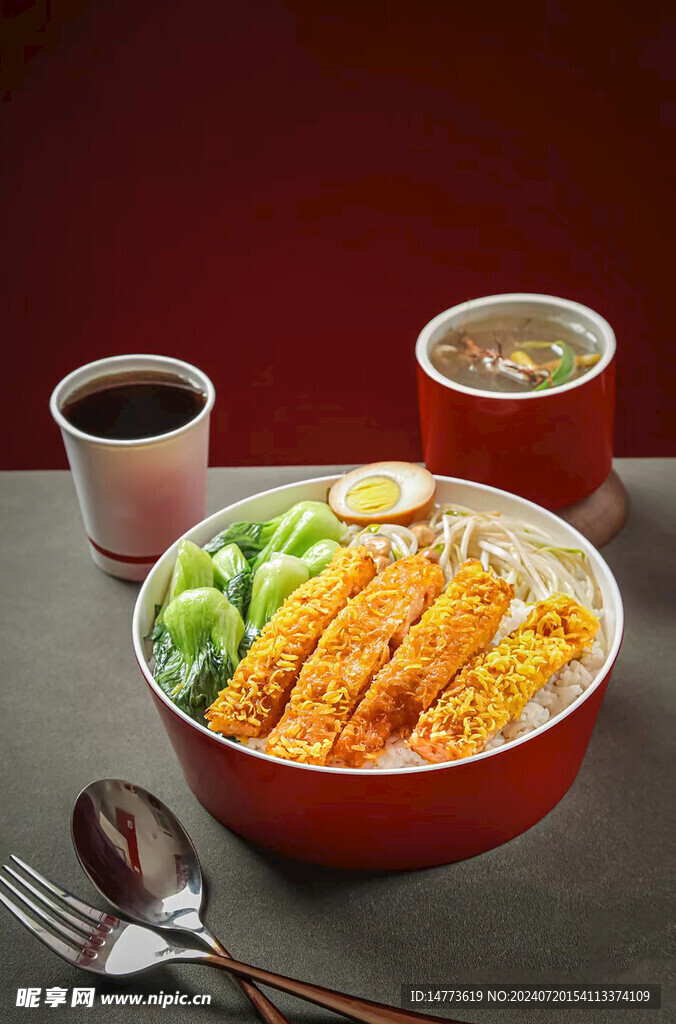 炸鸡扒汤面