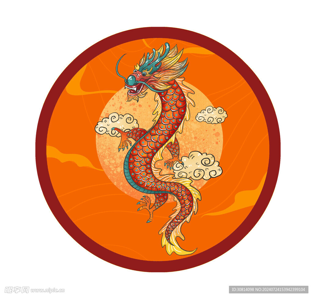龙凤纹 