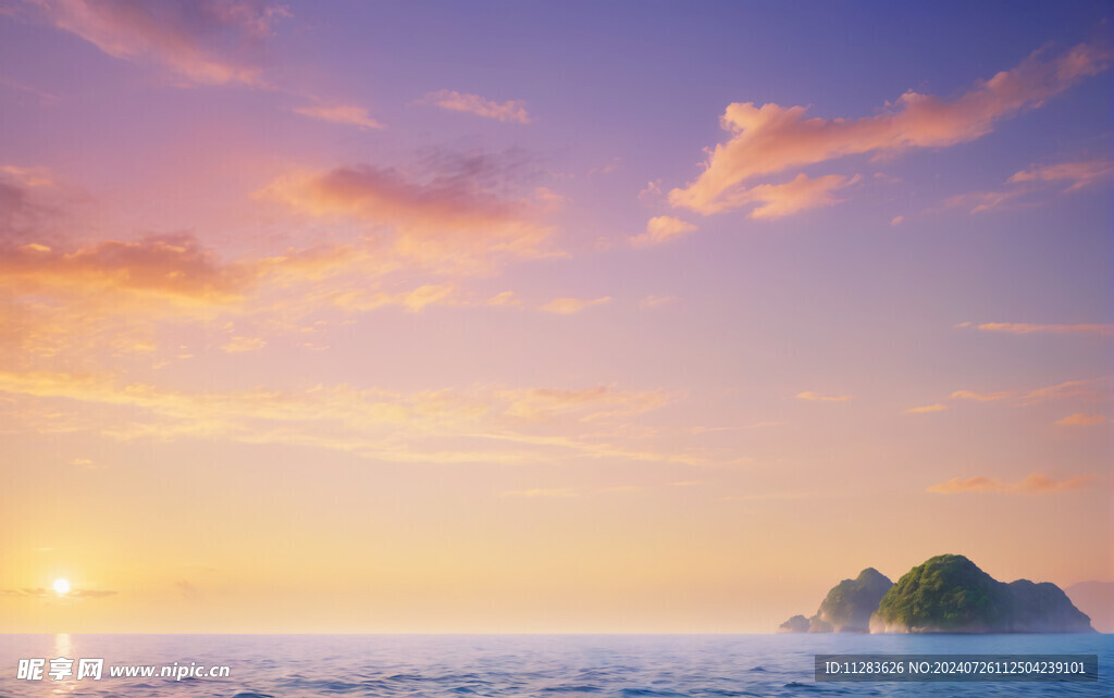 大海沙滩风景