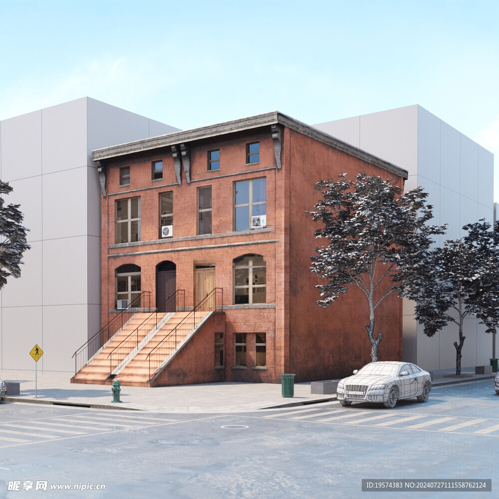 C4D模型 建筑物