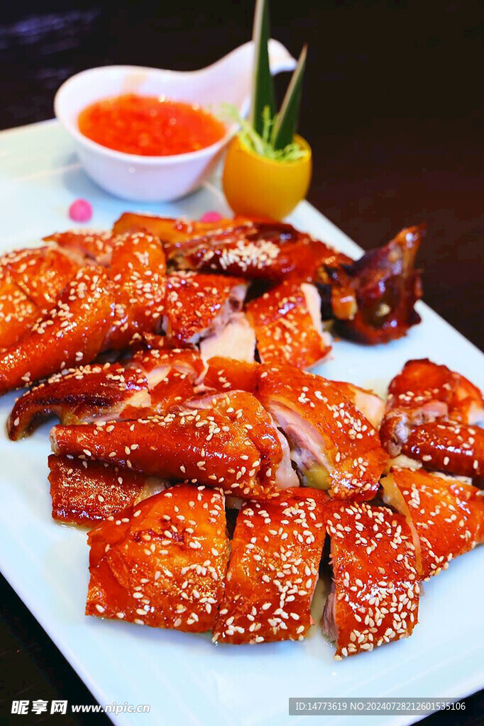 脆皮烤鸡