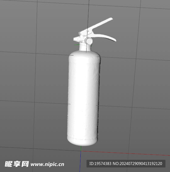 C4D模型 灭火器 
