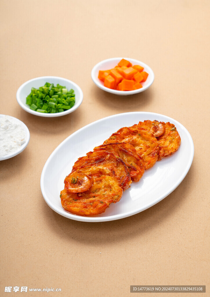 油炸虾饼