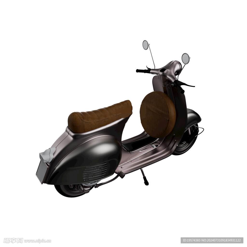 C4D模型 摩托车