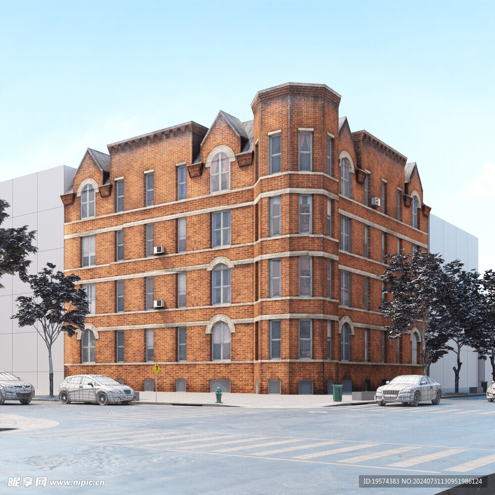 C4D模型 建筑物  