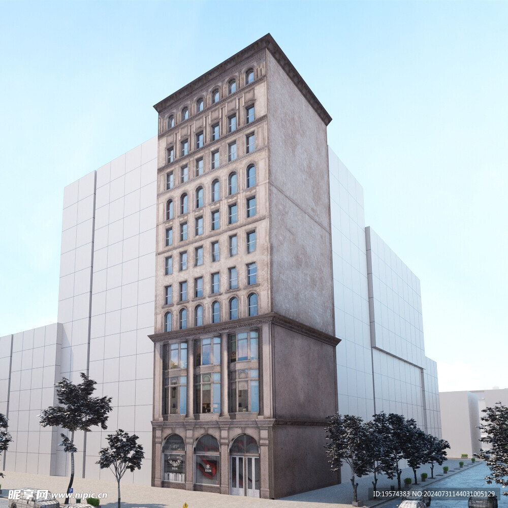 C4D模型 建筑物  