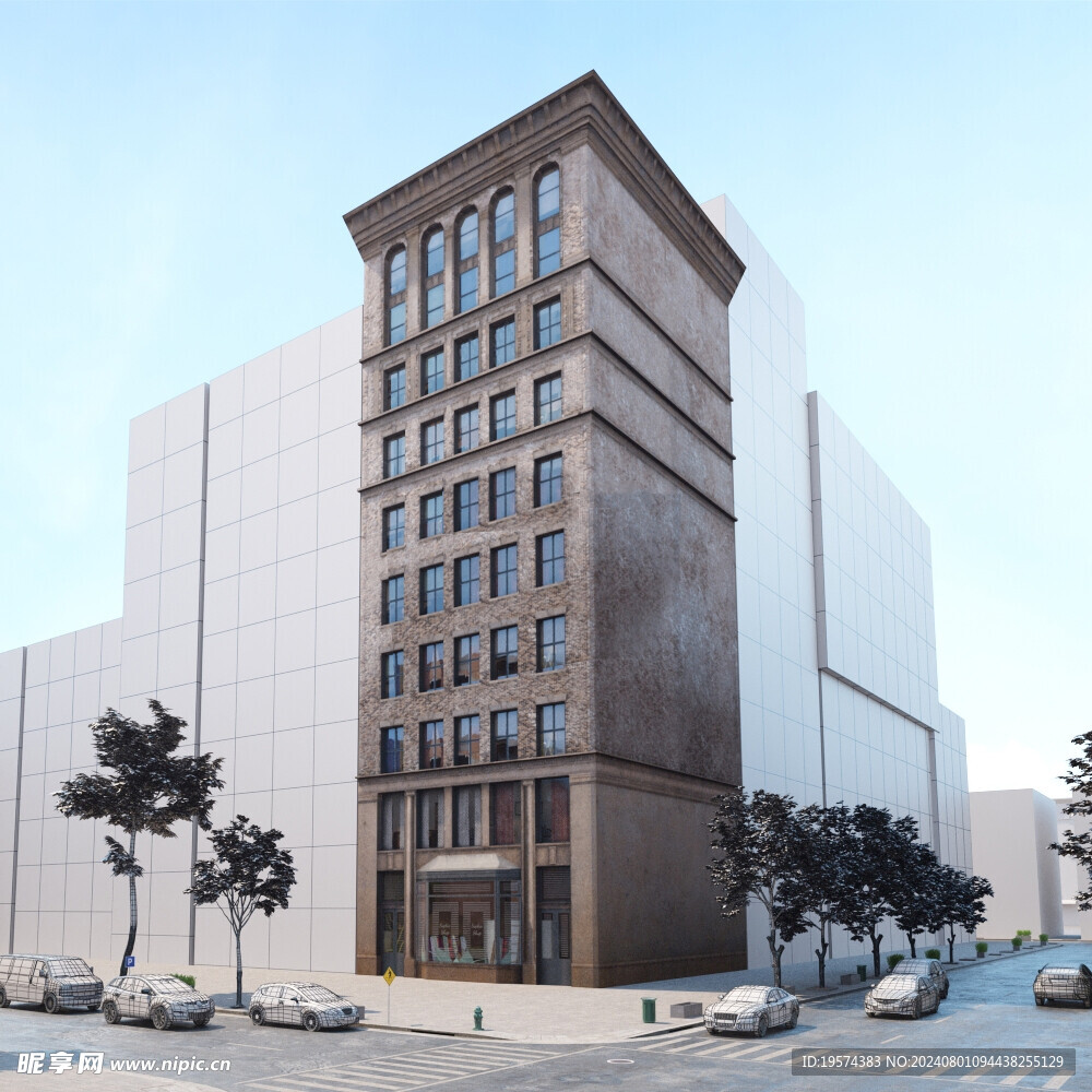 C4D模型 建筑物 