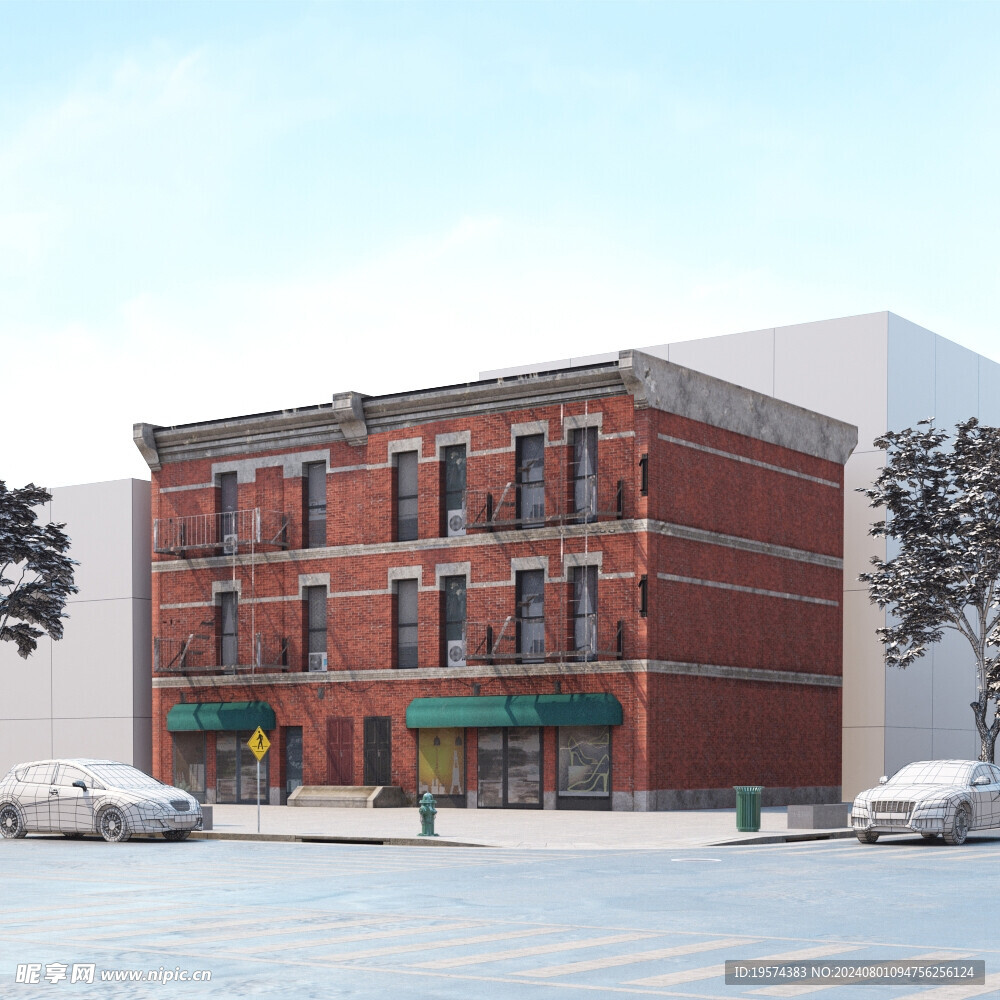 C4D模型 建筑物 