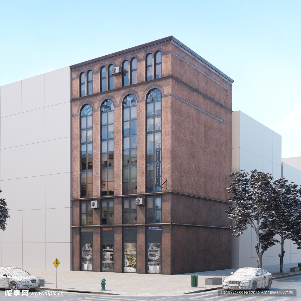 C4D模型 建筑物