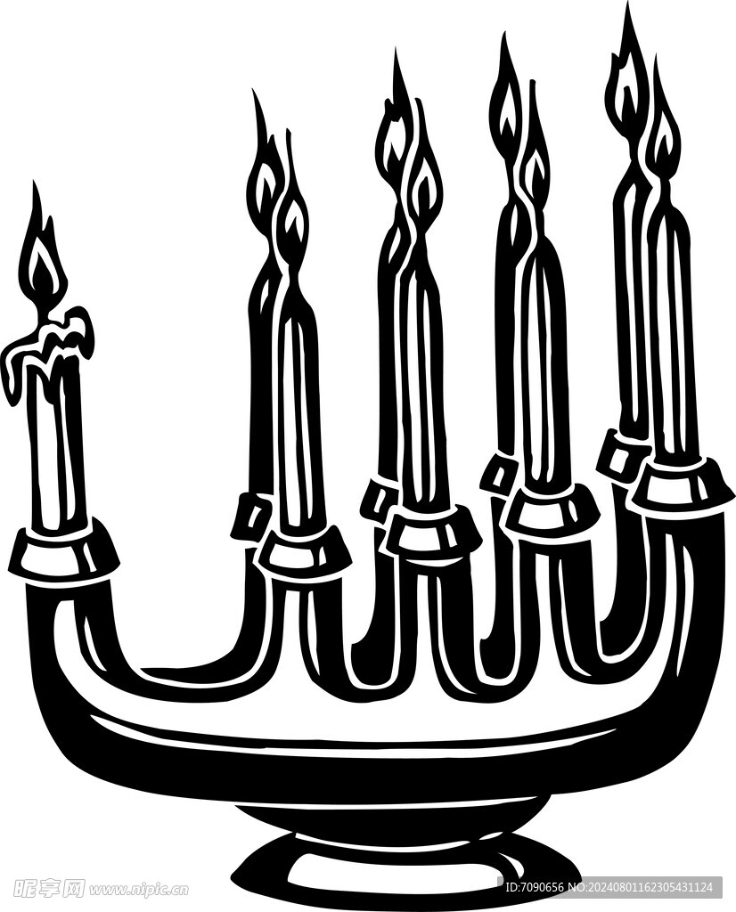 手绘圣诞节元素       