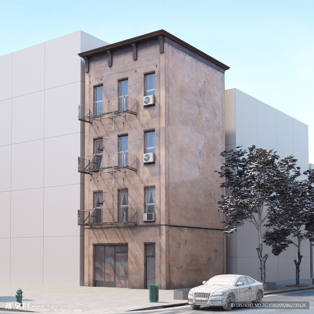 C4D模型 建筑物