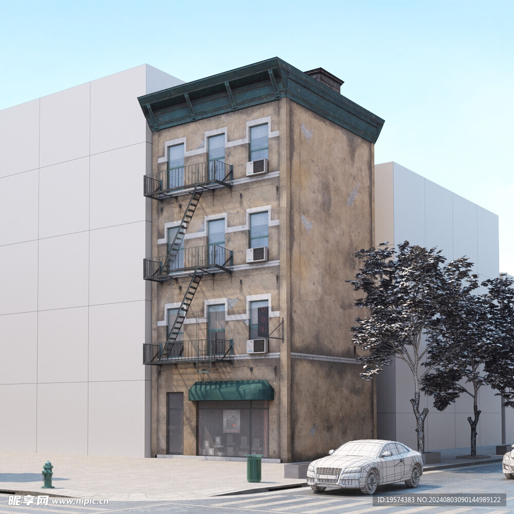 C4D模型 建筑物