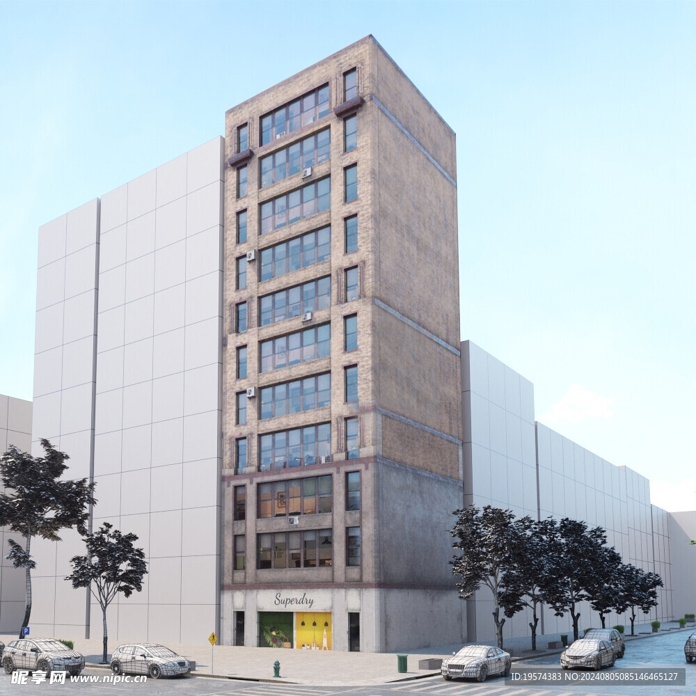 C4D模型 建筑物