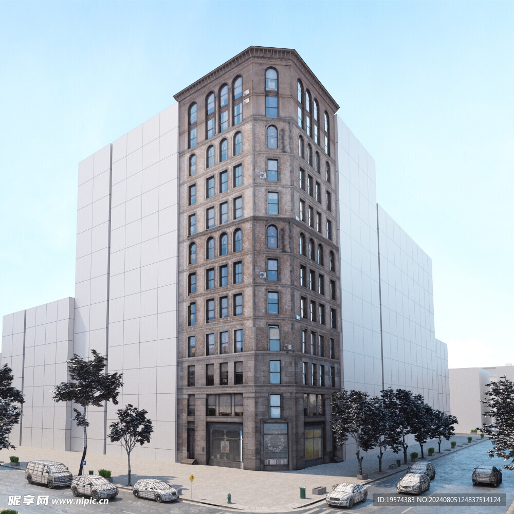 C4D模型 建筑物