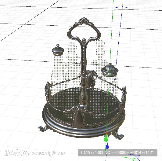 C4D模型 玻璃瓶子