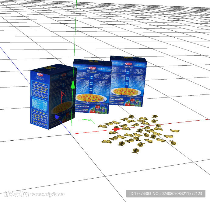 C4D模型 面片