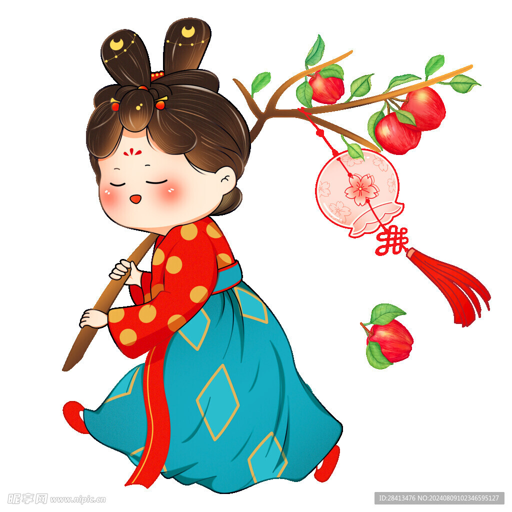 卡通大平安颂图案