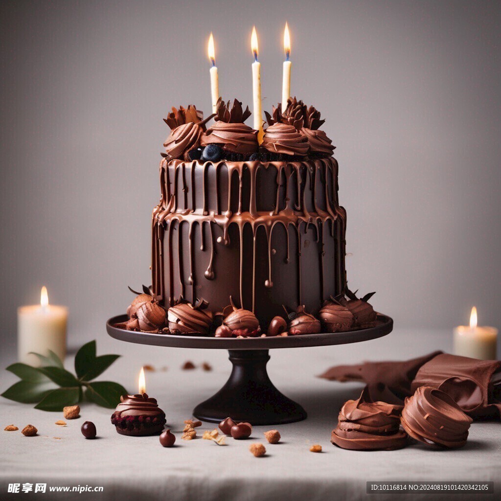 巧克力生日蛋糕