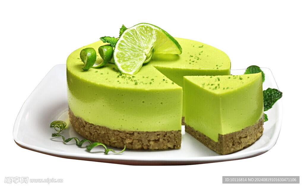 酸橙绿色蛋糕