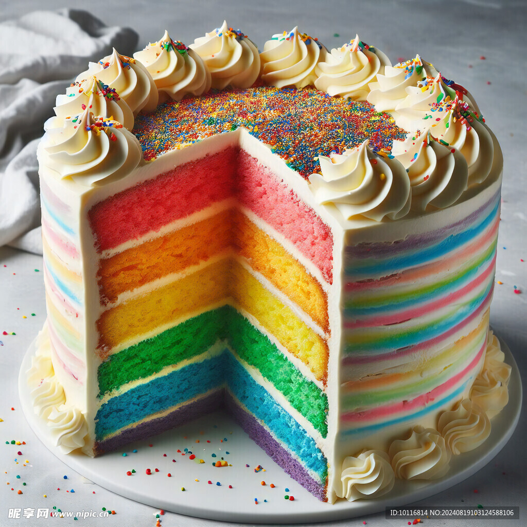 彩虹蛋糕