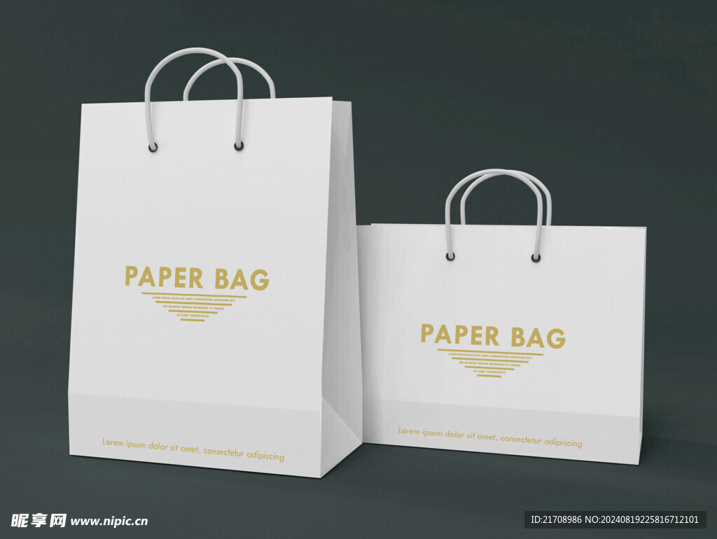 购物纸袋样机