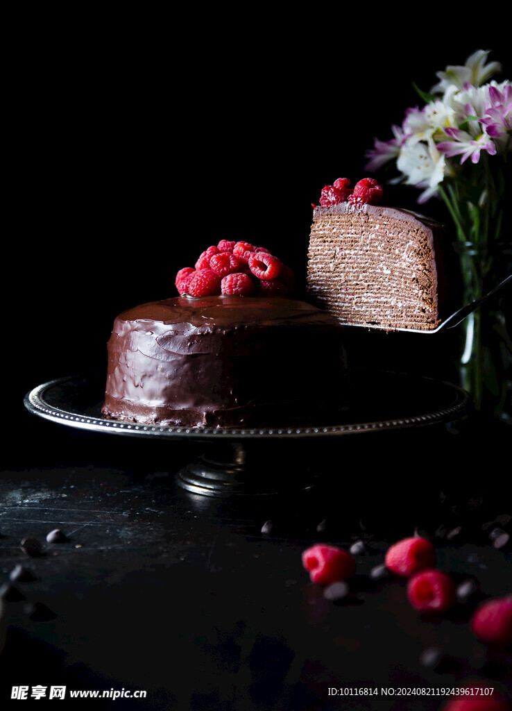 水果巧克力蛋糕