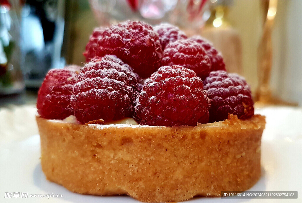 覆盆子水果蛋糕