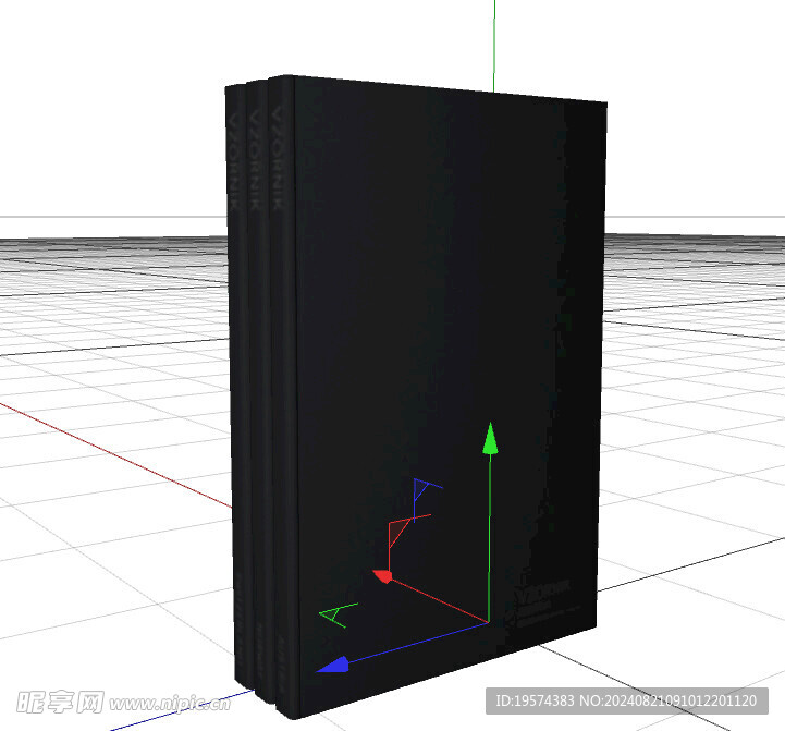 C4D模型 书