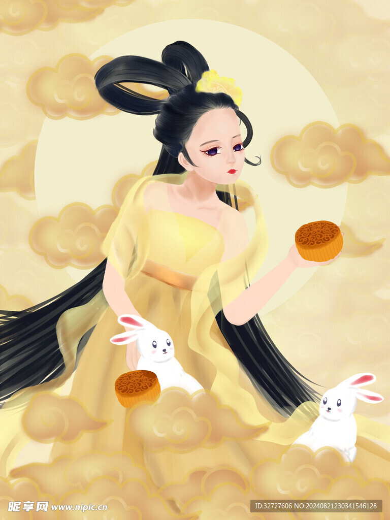 中秋节国潮风海报