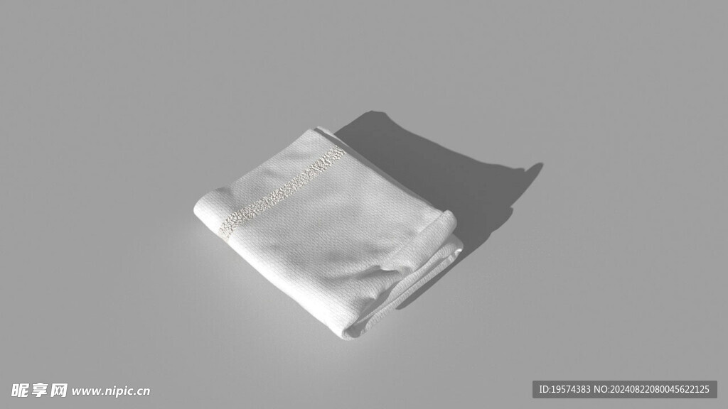 C4D模型 毛巾
