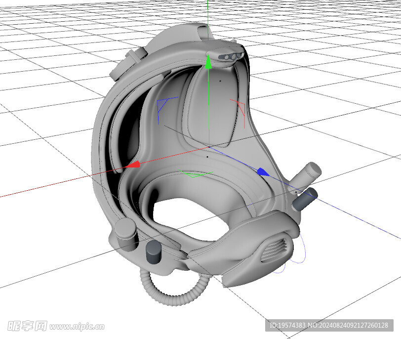 C4D模型 头盔