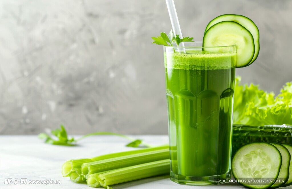 黄瓜西芹蔬菜汁