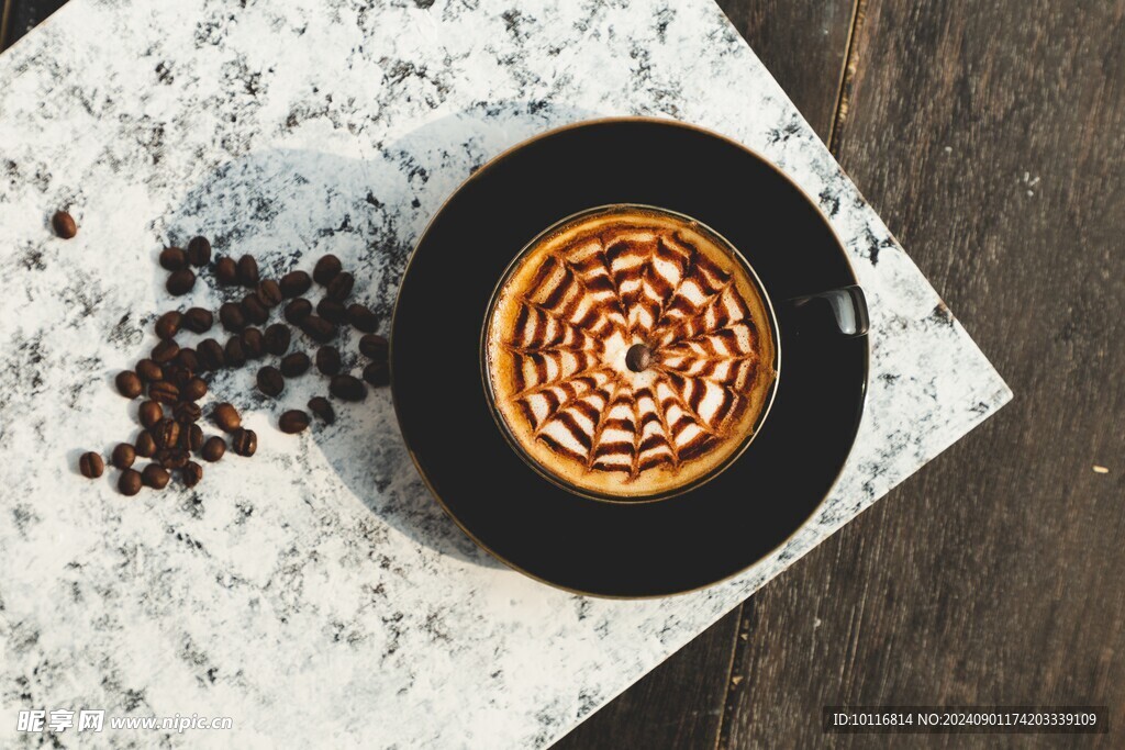 美式拉花咖啡