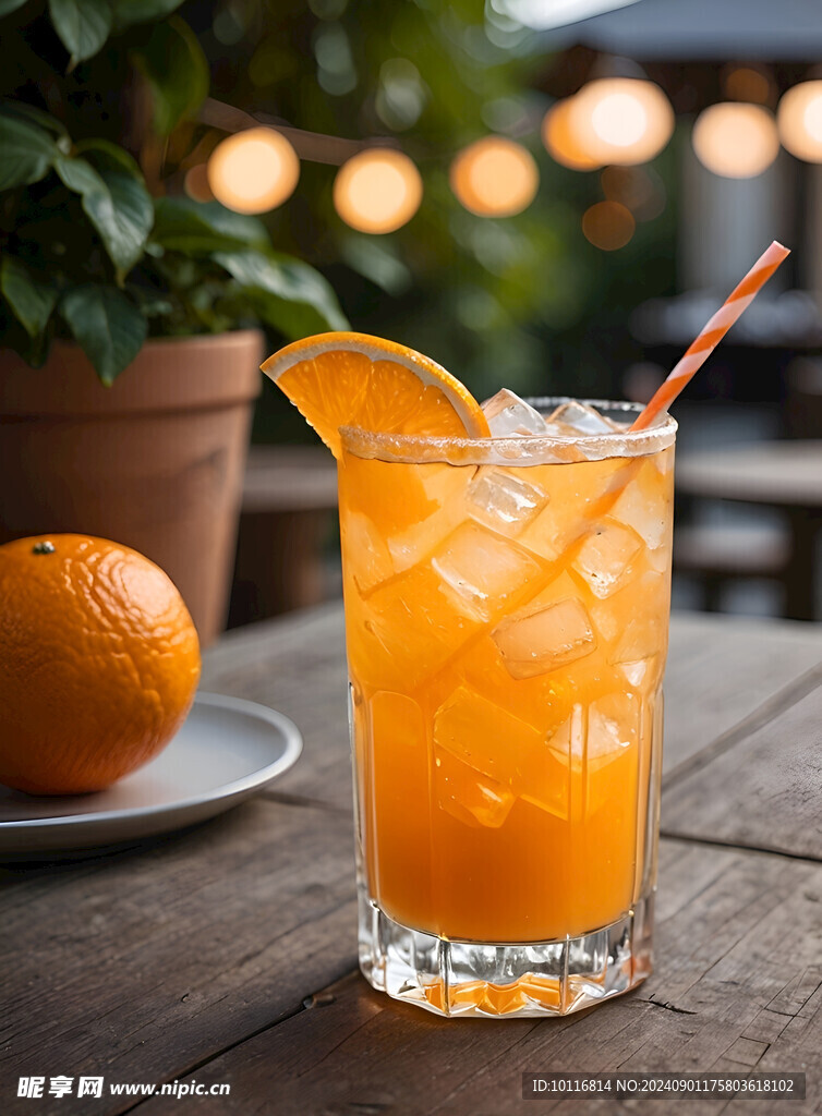 冰镇橙汁