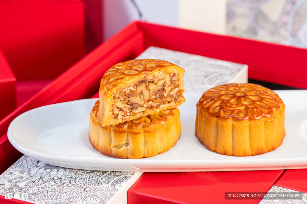 五仁月饼