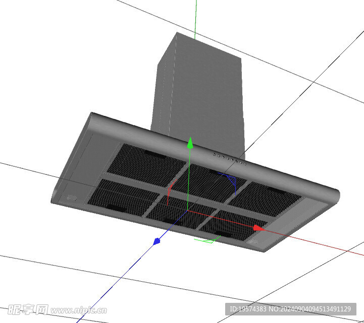 C4D模型 吸油烟机