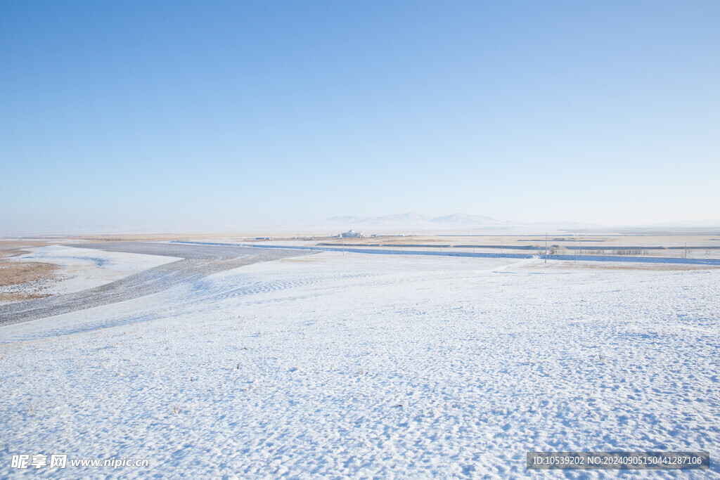 冬季雪地雪景