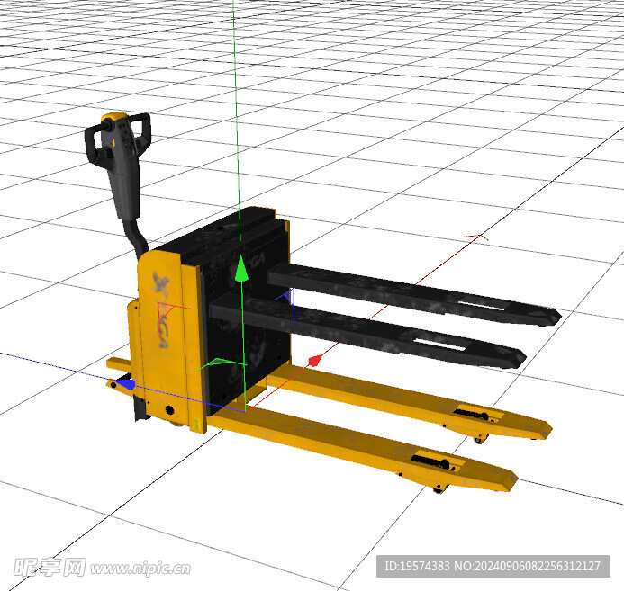 C4D模型 叉车