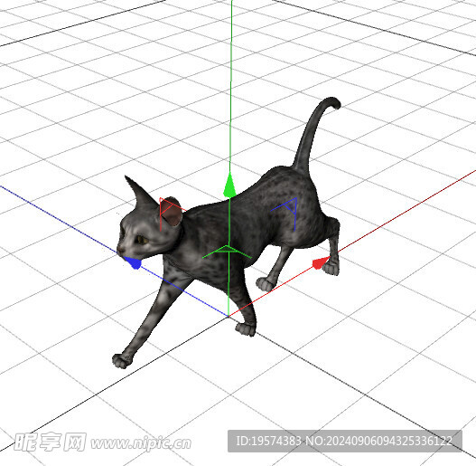 C4D模型 猫