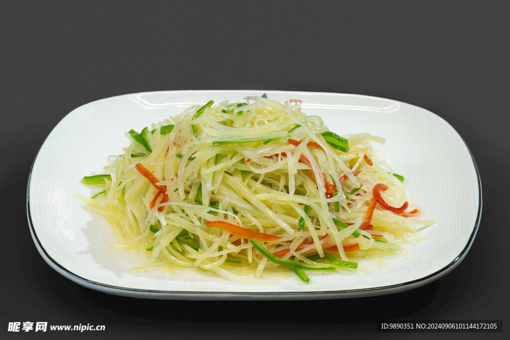 青椒洋芋丝  土豆丝