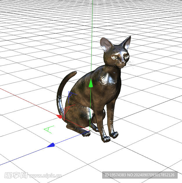 C4D模型 猫