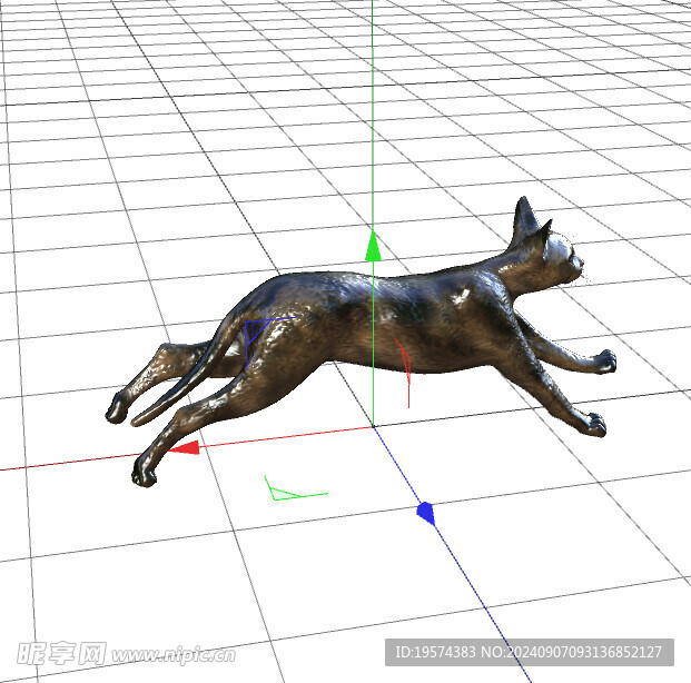 C4D模型 猫