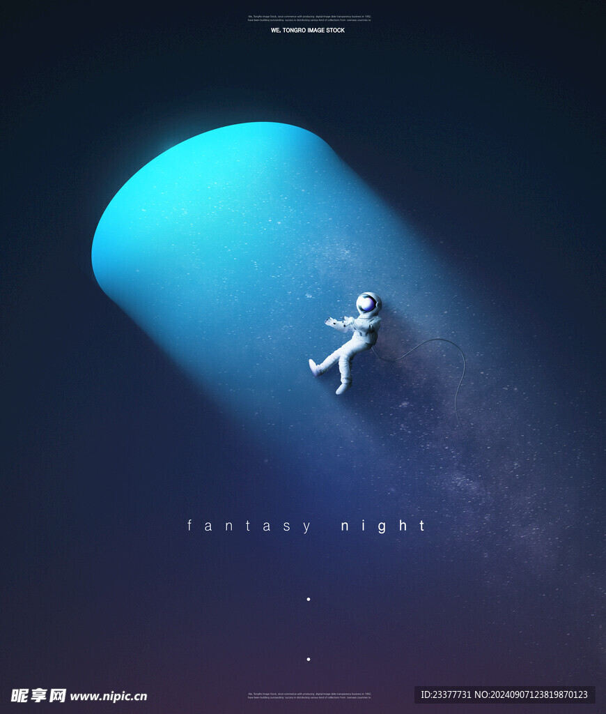 空宇航员海报