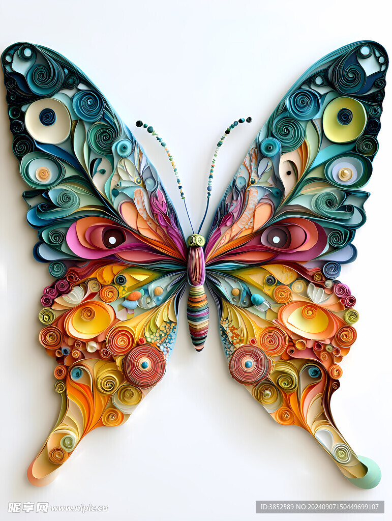 创意彩色蝴蝶