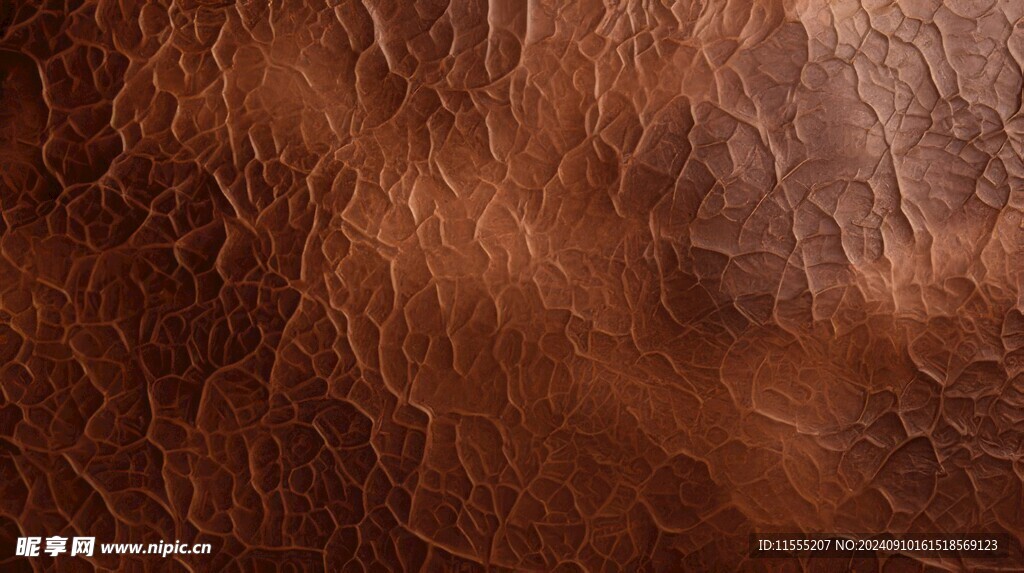 棕色花纹皮革纹理背景素材皮质