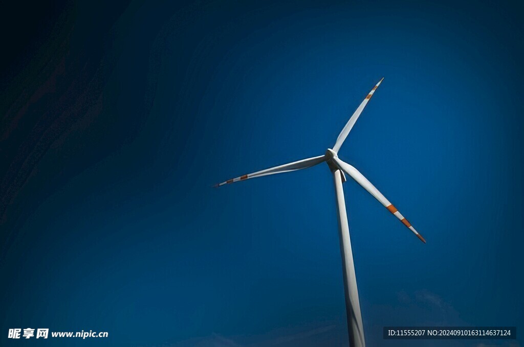 风力风能发电站风车清洁能源