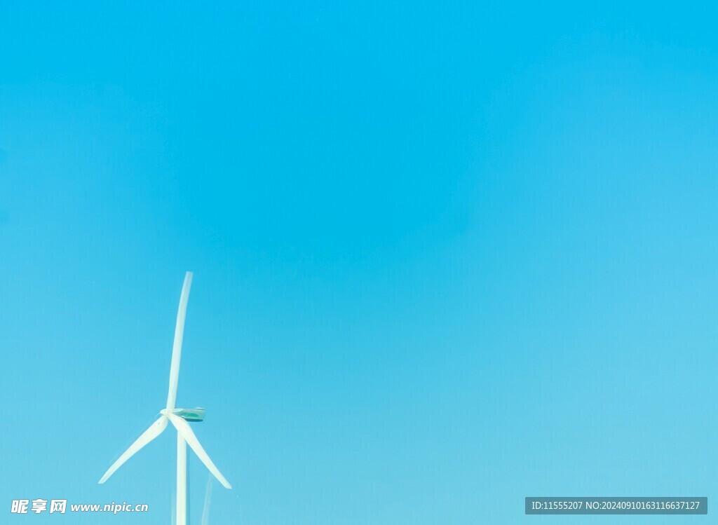 风力风能发电站风车清洁能源