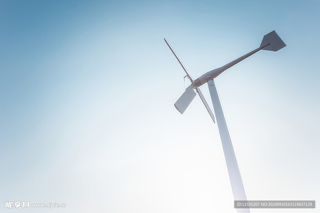 风力风能发电站风车清洁能源