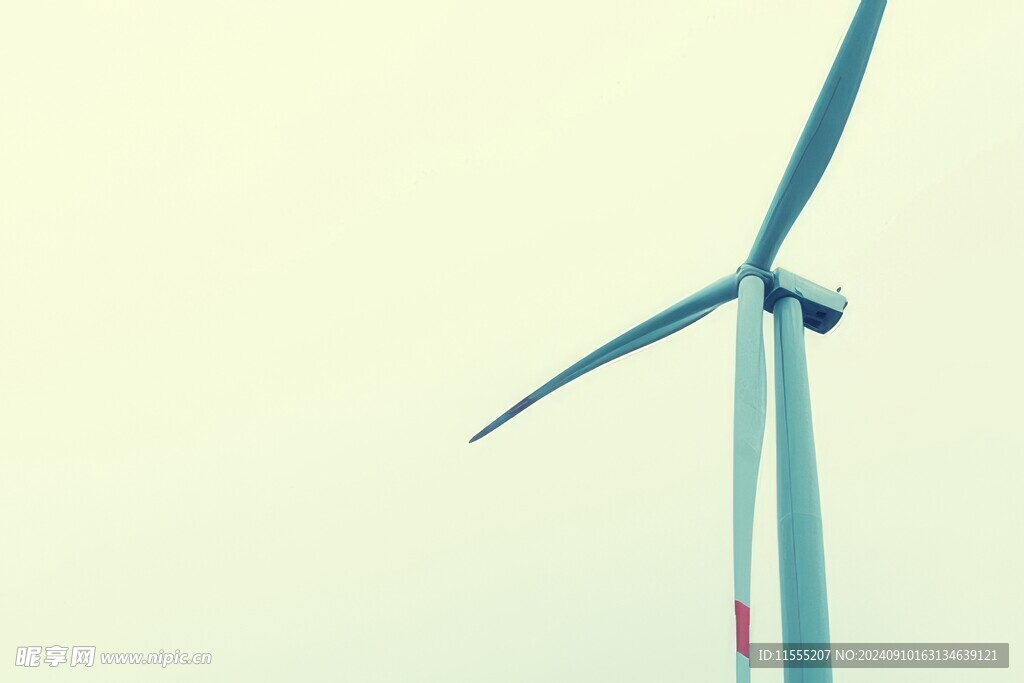 风力风能发电站风车清洁能源